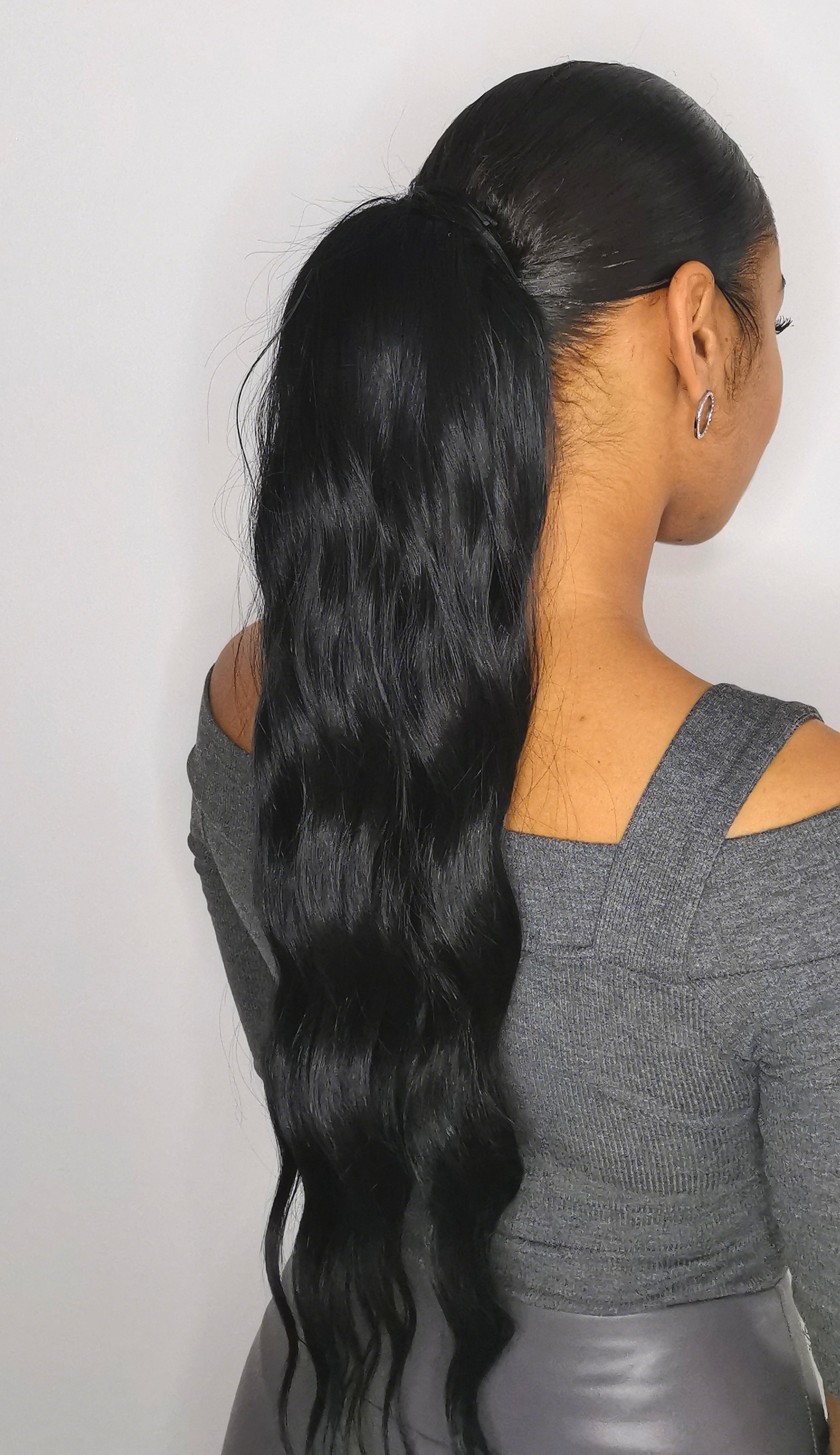 Ponytail con ondas - Disponible en 5 tonos