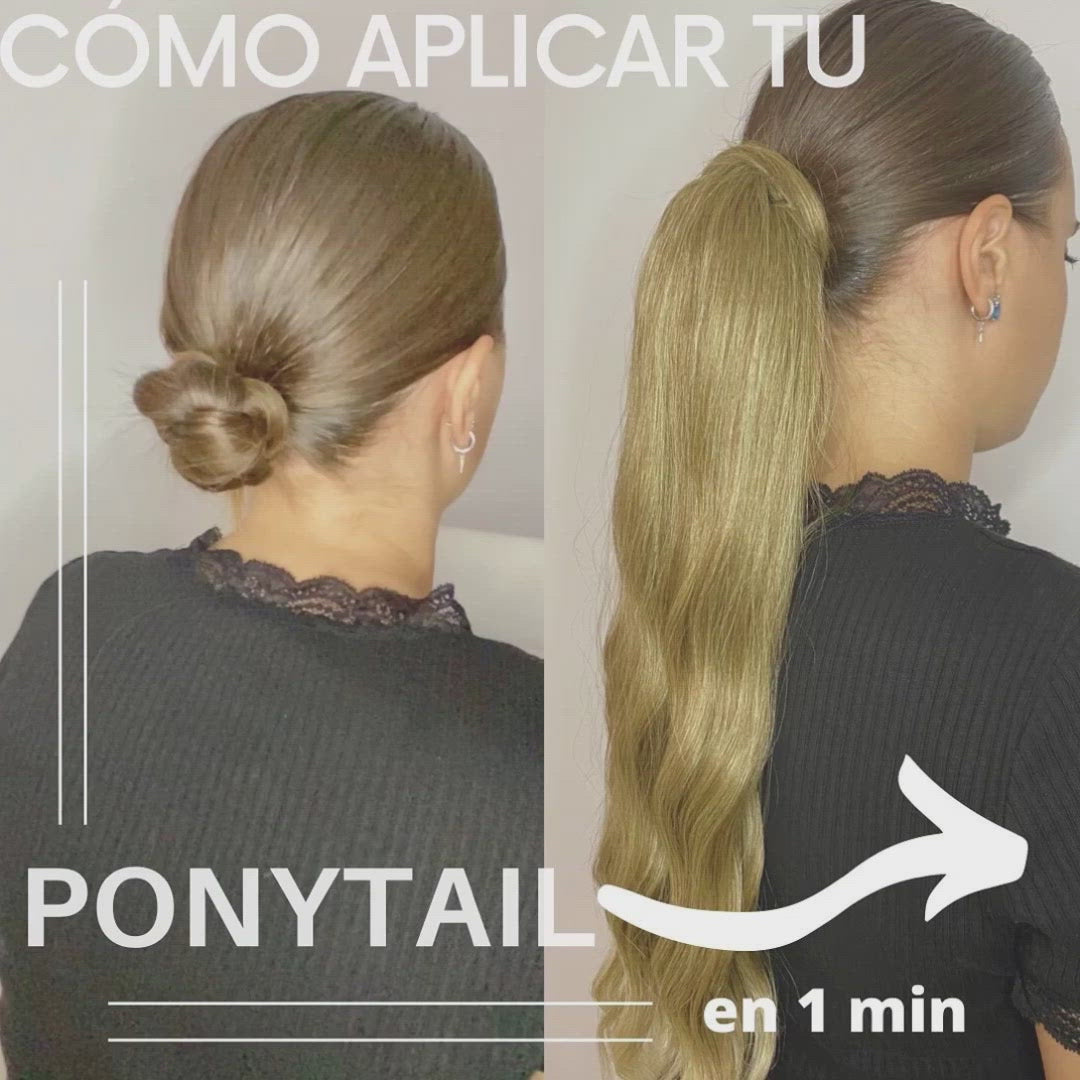 Ponytail con ondas - Disponible en 5 tonos